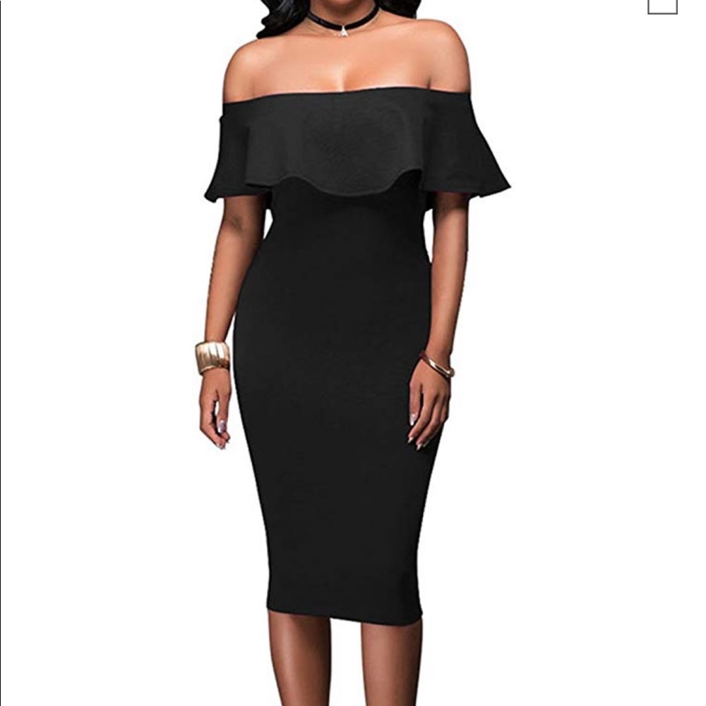Black party dress